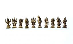 Brass Dasa Avatar Statue Set